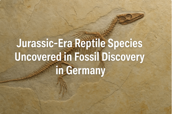 Jurassic-Era Reptile Species Uncovered in Fossil Discovery in Germany